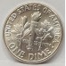 UNITED STATES OF AMERICA 1964 D . ONE 1 DIME COIN . WASHINGTON . LOW MINTAGE